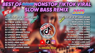 🔥BEST EVER LOVE SONG HITS AUGUST ALBUM PLAYLIST TIKTOK VIRAL FULL BASS REMIX/DJ RHODEL BASS🔥