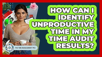 How Can I Identify Unproductive Time In My Time Audit Results? - The Time Management Pro