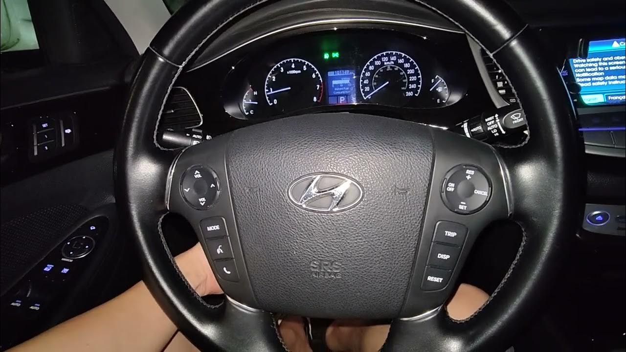 2012 Hyundai Genesis memory tilt steering wheel reset. It doesn't get
