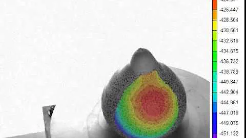 Water balloon impact (high surface tension)