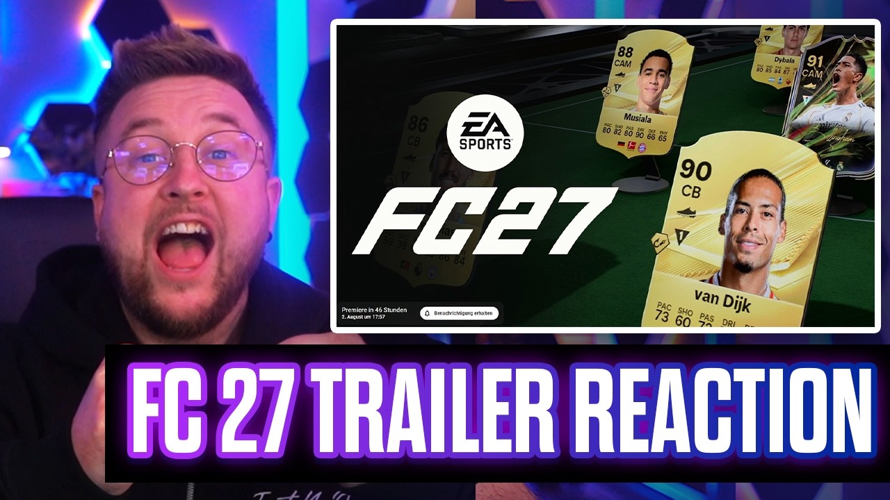 SIEHT ÜBERRAGEND AUS 😍 FC 27 TRAILER REACTIONS 🔥 Tisi Schubech Stream Highlights