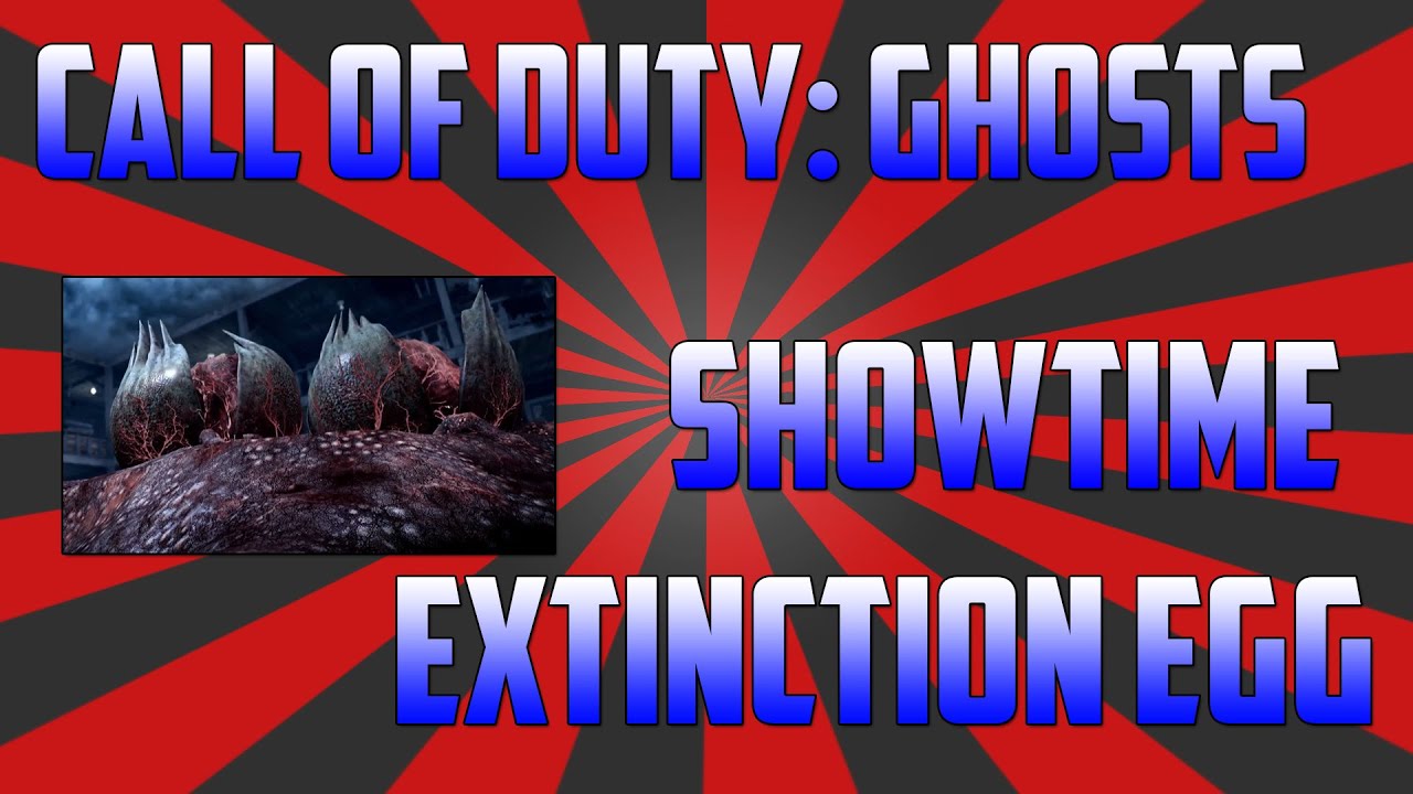 Call of Duty: Ghosts - Showtime Extinction Egg Location