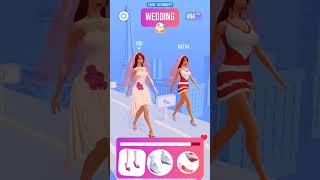 Fashion Queen Game - Romantic Wedding Catwalk #games #shorts #gaming screenshot 5