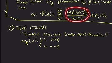 Inverse Problems 3: Regularization (TEVD+Tikhonov Regularization)