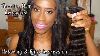 Sheenas Hair Emporium Indian Virgin Hair Spring Curly Unboxing - Initial Review