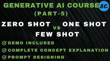 Zero Shot, One Shot & Few Shot Prompting Examples | Zero, One, Few Shot Learning Tutorial | GenAI #5