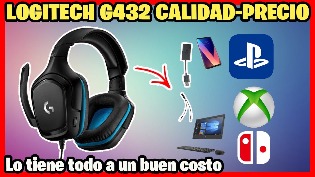 Logitech G432 review, unboxing y prueba de micro 