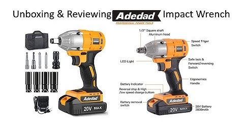 Unboxing & Testing The Best Impact Wrench For The Price: 1/2” Drive Adedad Cordless Impact Wrench