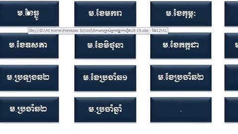 Student Score  Management ការគ្រប់គ្រងពិន្ទុសិស្ស