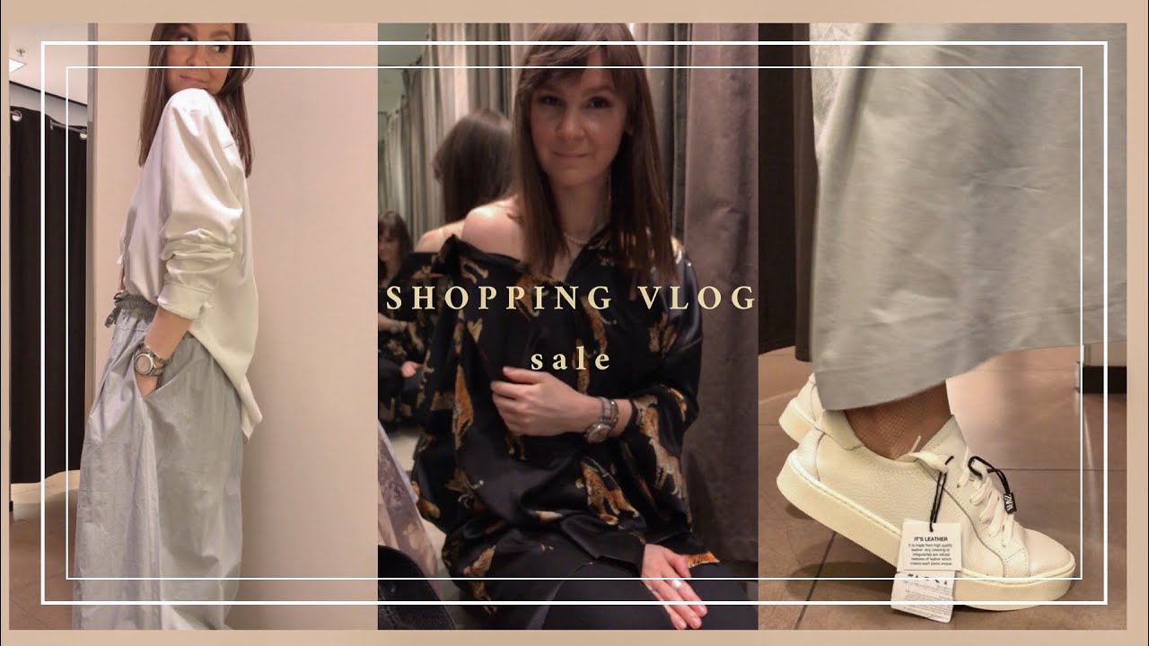 SALE/РАСПРОДАЖА/СКИДКИ!!! ☘︎ || ШОППИНГ ВЛОГ/НАХОДКИ ZARA | ОБЗОР ВЕЩЕЙ  Ч. 1||