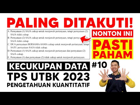 SOAL TPS UTBK SNBT 2023 KECUKUPAN DATA