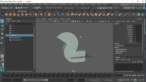 How to Use the Wedge Tool in Maya | Wedge Face Tool