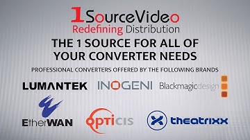 Convert HDMI, SDI, IP & More – Best Video Signal Conversion Gear from 1SourceVideo