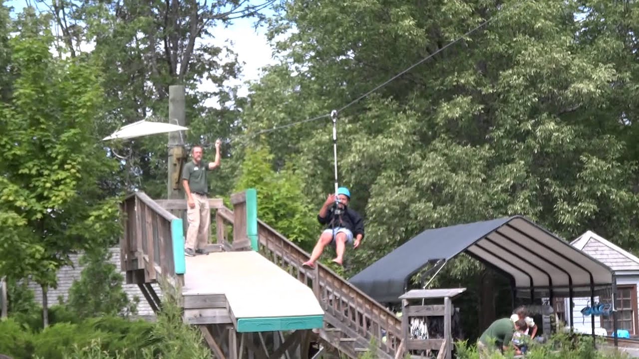 Zip Lining at Historic Mill Creek in Mackinaw, Michigan YouTube
