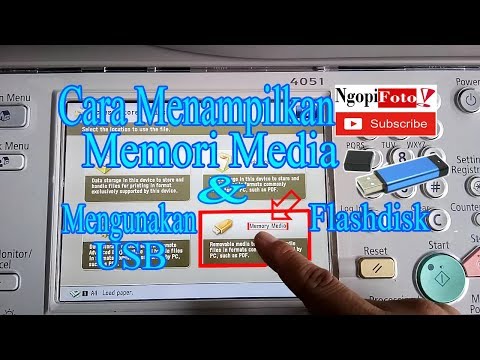 Cara Scan Di Mesin Fotocopy ke Flashdisk || Mesin Fotocopy iRAdvance 4051