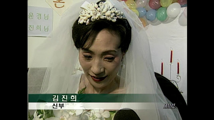 [감동눈물쓰나미] 24년간 남편 병수발하던 아내의 첫 웨딩드레스 - 신랑의 미안한 마음