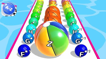 A-Z Run 🟡⚽❤️ NEW UPDATE! All Levels Gameplay Walkthrough Android, iOS MAX LEVELS!!!