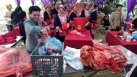 Đám cưới kèn trống phong tục tập quán của người dao đỏ ko thể thiếu video nhị nương tv