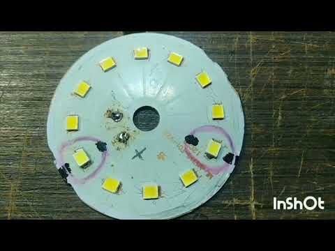Видео: Замена светодиода в лампочке обычным паяльником. Понижаем ток. Схема и макет тестера светодиодов.