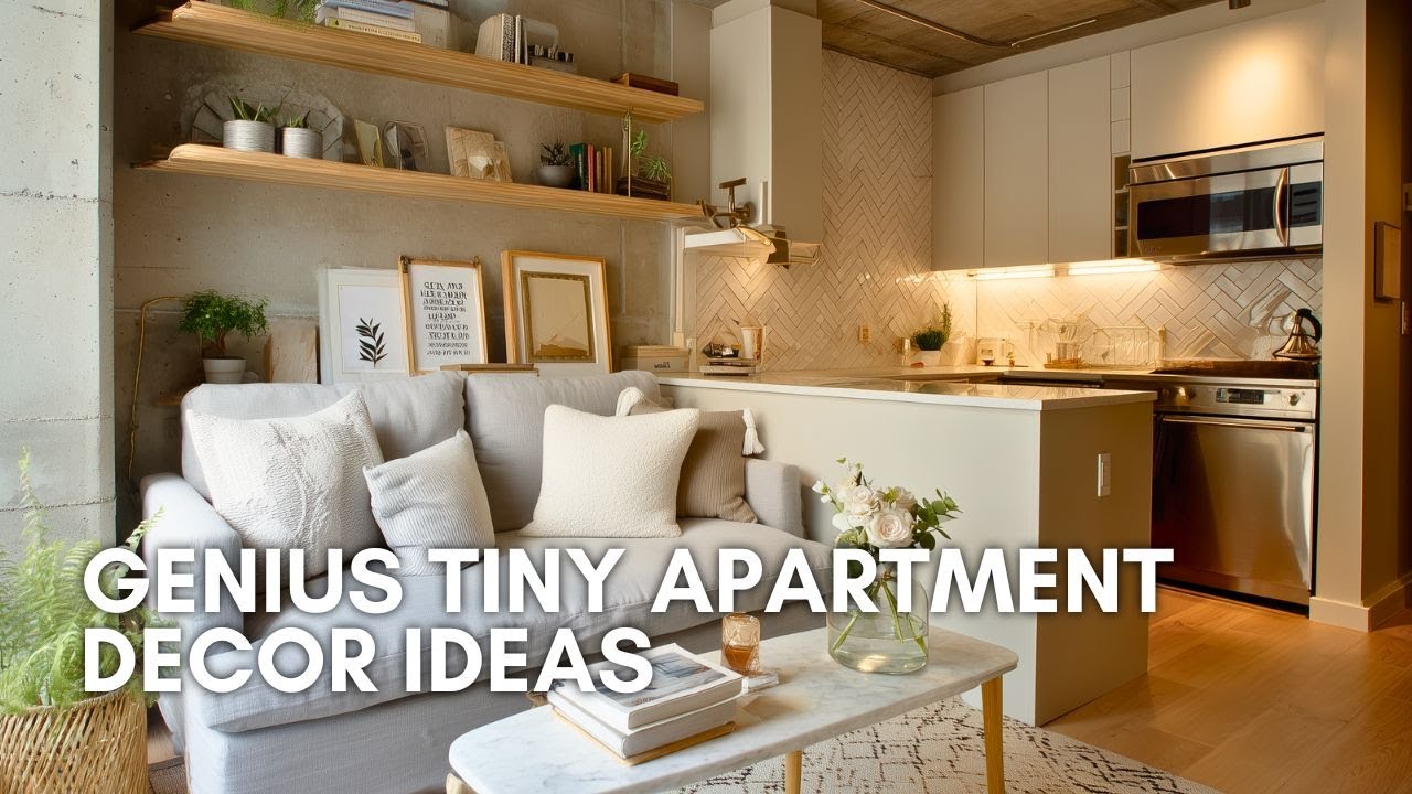 Genius Tiny Apartment Decor Ideas | Affordable & Stylish Modern Small ...