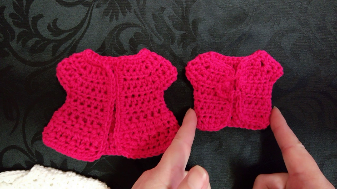 crochet preemie cardigan