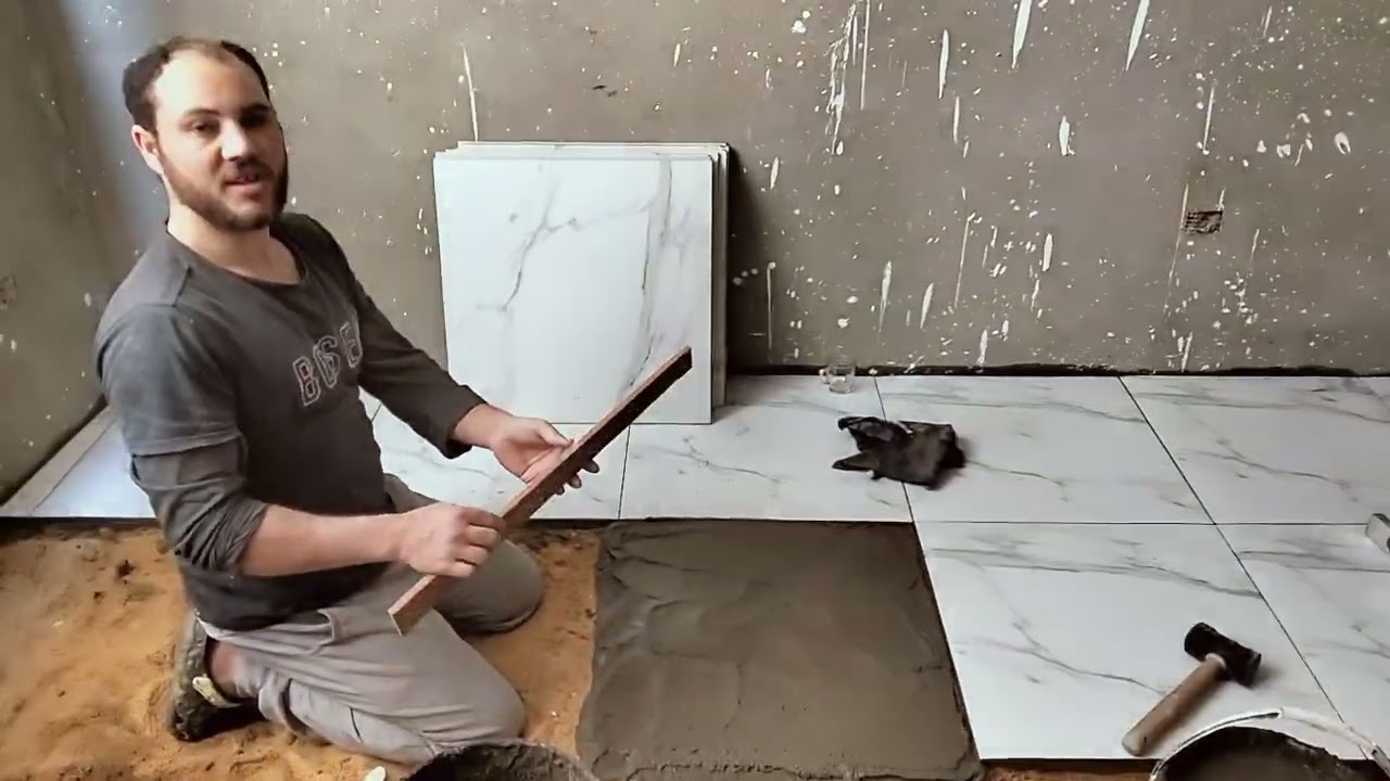 تركيب سيراميك ارضيات للمبتدئين بالطريقه المصرية#اكسبلور #سيراميك#جبسنبورد#متابعه#لايك 