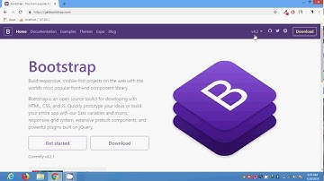 How to download bootstrap and jquery
