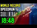 Subliminal | Memory Lane Ending WORLD RECORD | 18:48 SPEEDRUN - Glitchless