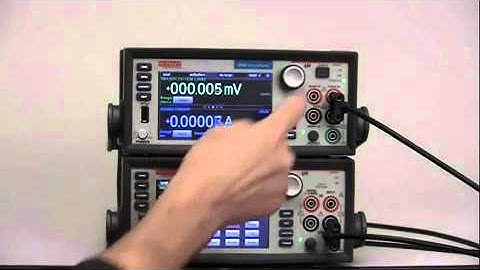 Keithley DMM7510 Measuring Current