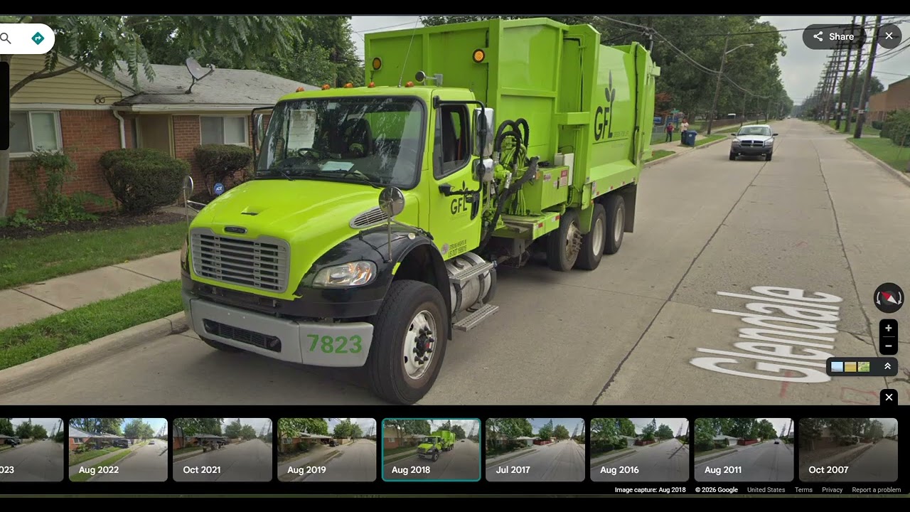 Garbage Trucks On Google Maps Michigan