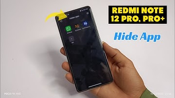 Redmi Note 12 Pro 5G App Hide Setting | How to hide app In Redmi Note 12 Pro 5G
