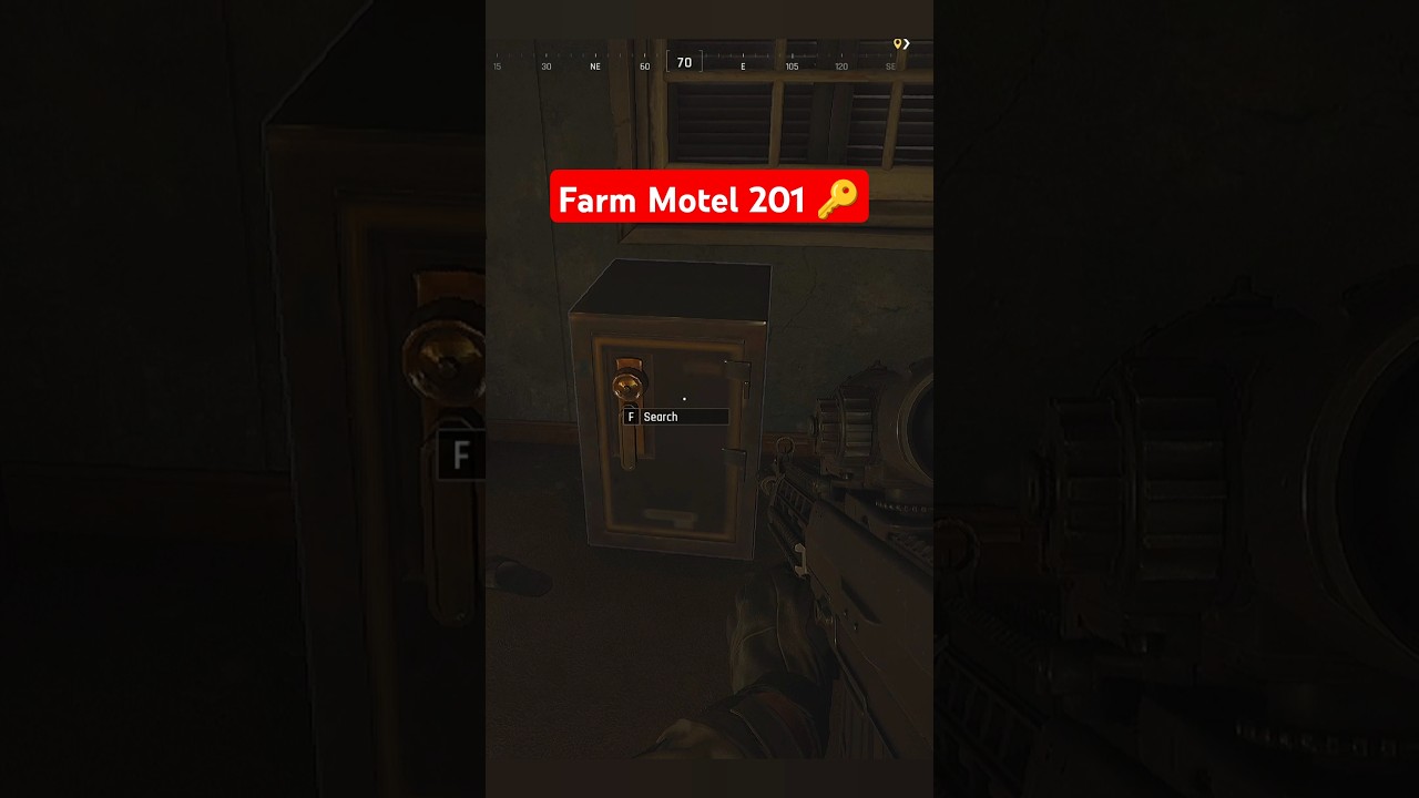 Using Motel 201 Key in Arena breakout Infinite Farm Storm Mode 🔐