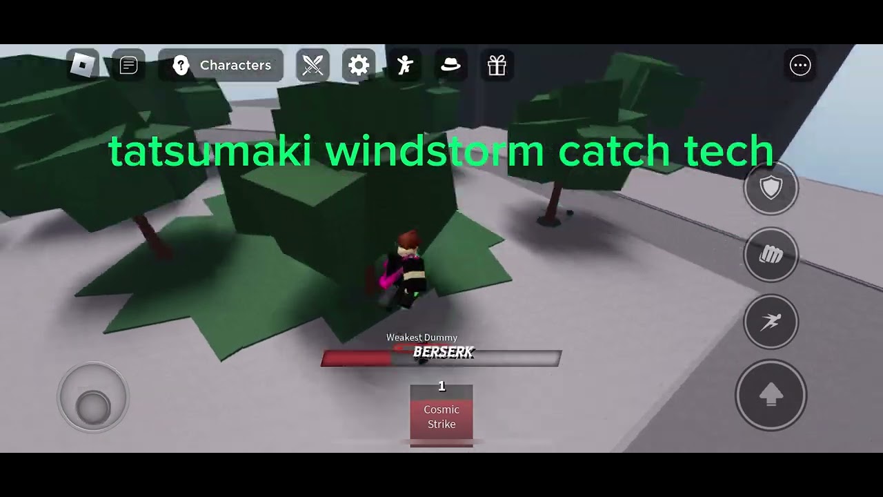 Tatsumaki catch tech - the strongest battlegrounds - YouTube