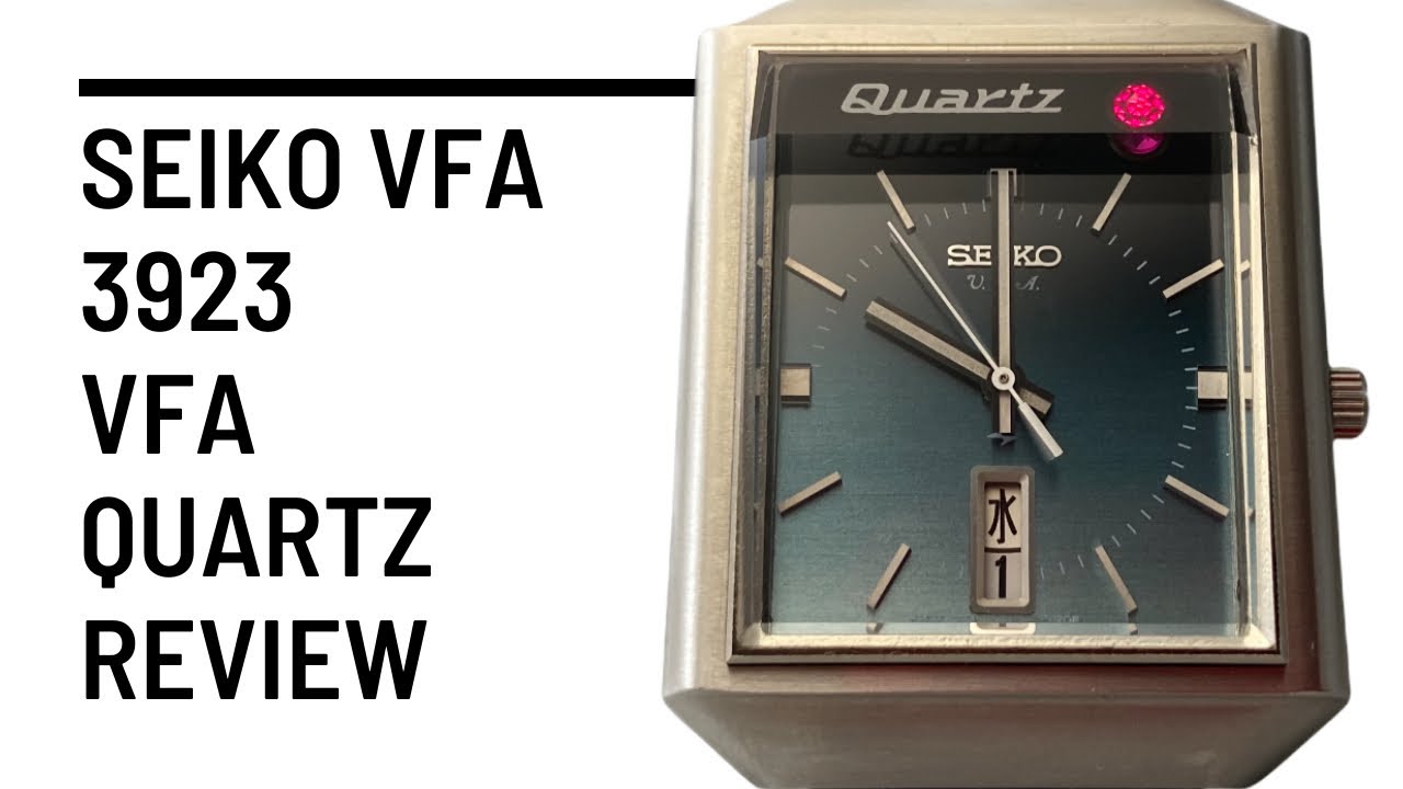 Seiko VFA 39SQ 3923-5010 Vintage Quartz Review - YouTube