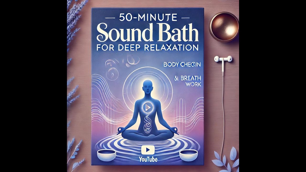 50-Minute Sound Bath for Deep Relaxation | Body Check-In & Light Breath ...