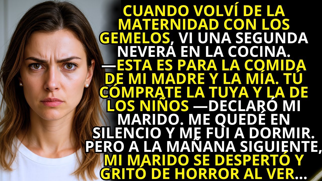 «Es para la comida de mi madre y la mía, ¡tú apáñate con los niños!», dijo mi marido. Entonces yo…