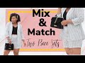 How to mix and match a two piece set  9 outfits with 3 sets  pattys kloset