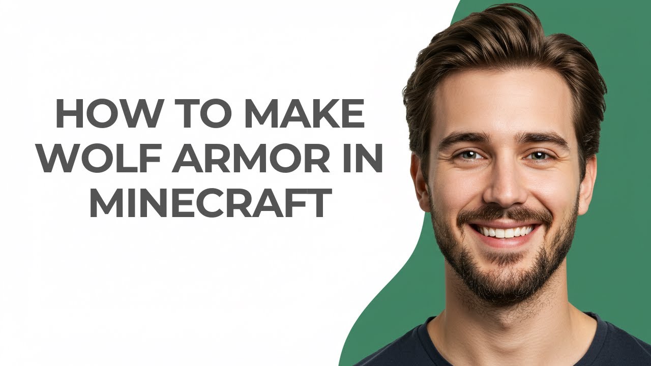 How To Make Wolf Armor In Minecraft - GUIDE! - YouTube