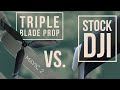 Triple Blade Propeller Vs. DJI Stock Double Blade Prop |  (( MAVIC 2 ) PRO & ZOOM )
