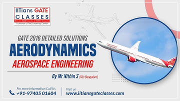GATE 2016 Aerospace Engineering Paper Solution | Aerodynamics Part | GATE AE Online Lectures