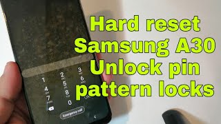 How to Hard reset Samsung A30 SM-A305F. Unlock pattern/ pin/ password lock. screenshot 4