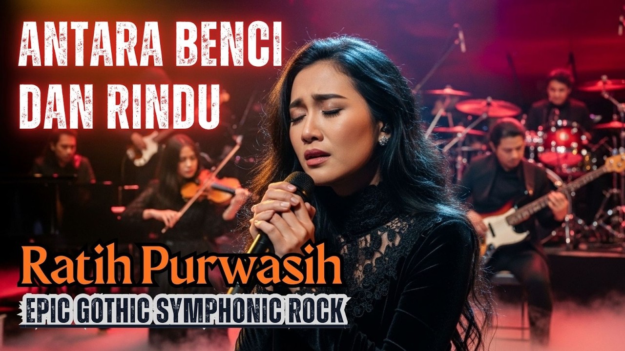 🎵 Ratih Purwasih - Antara Benci dan Rindu |🔥 Gothic Symphonic Rock Version | AI Cover