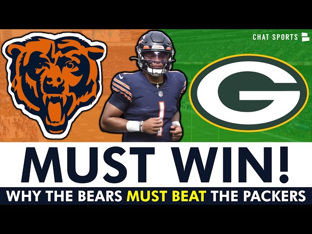 Chicago Bears vs. Green Bay Packers: 5 Reasons The Bears MUST Beat The  Packers + Latest Injury News 