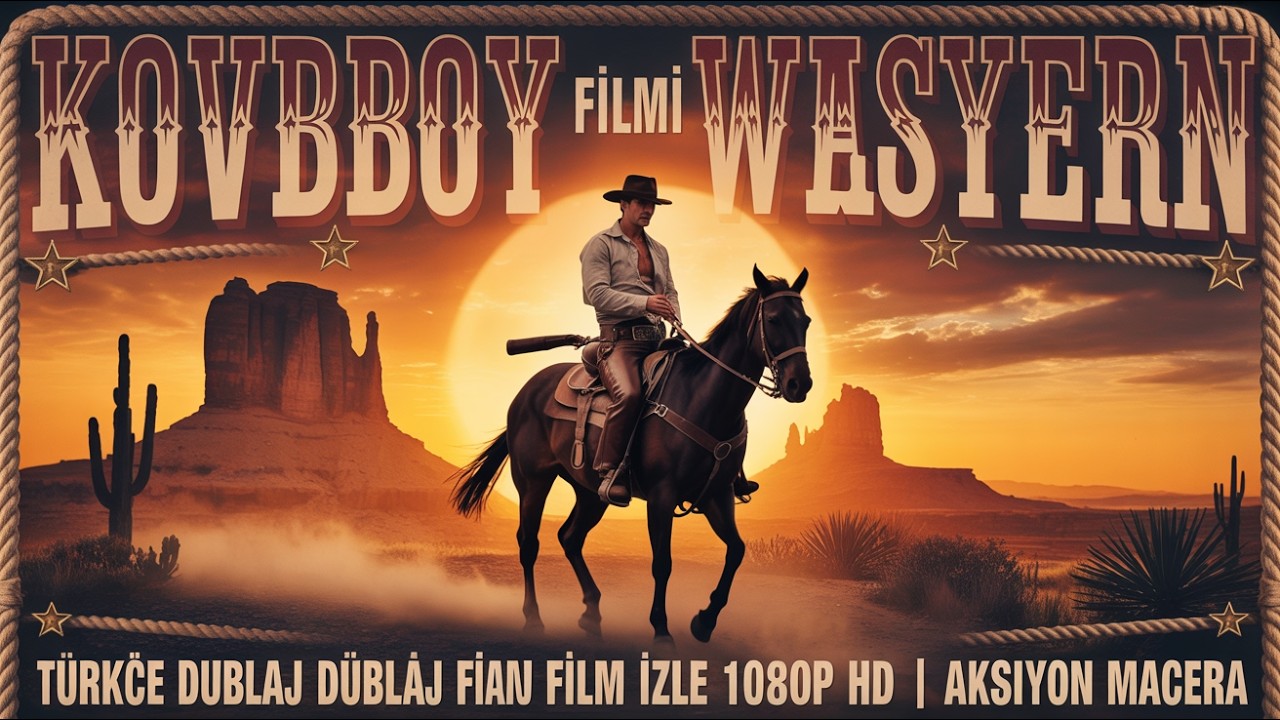 Kovboy Filmi  Western Türkçe Dublaj Film İzle 1080p HD | Aksiyon Macera