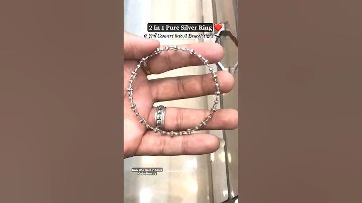 925 Silver Hallmark 2 in 1 RING💍⭐ Only one piece in Stock Order Now🛍️ #trending #jewelry #hallmark