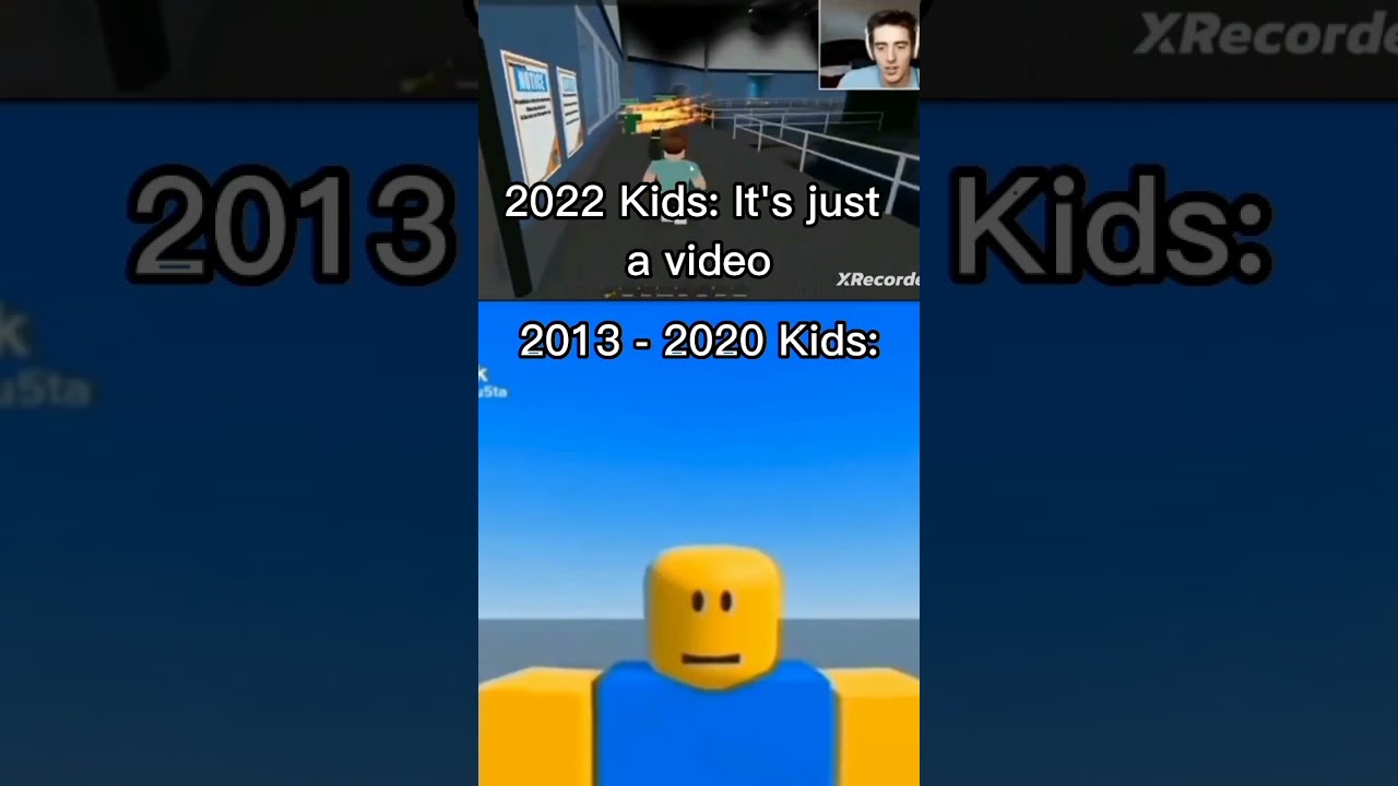 It's just a video 2013 - 2022 Kids: #roblox #denis #oldroblox