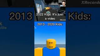 It's just a video 2013 - 2022 Kids: #roblox #denis #oldroblox