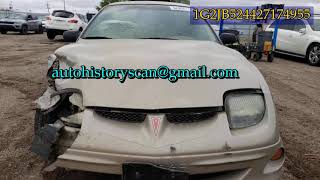 1G2JB524427174955 Pontiac Sunfire Se 2002