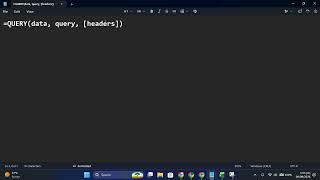 How to Use the QUERY Function in Google Sheets