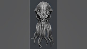 Cthulhu timelapse #scary #timelapse #zbrush #3d #cthulhu